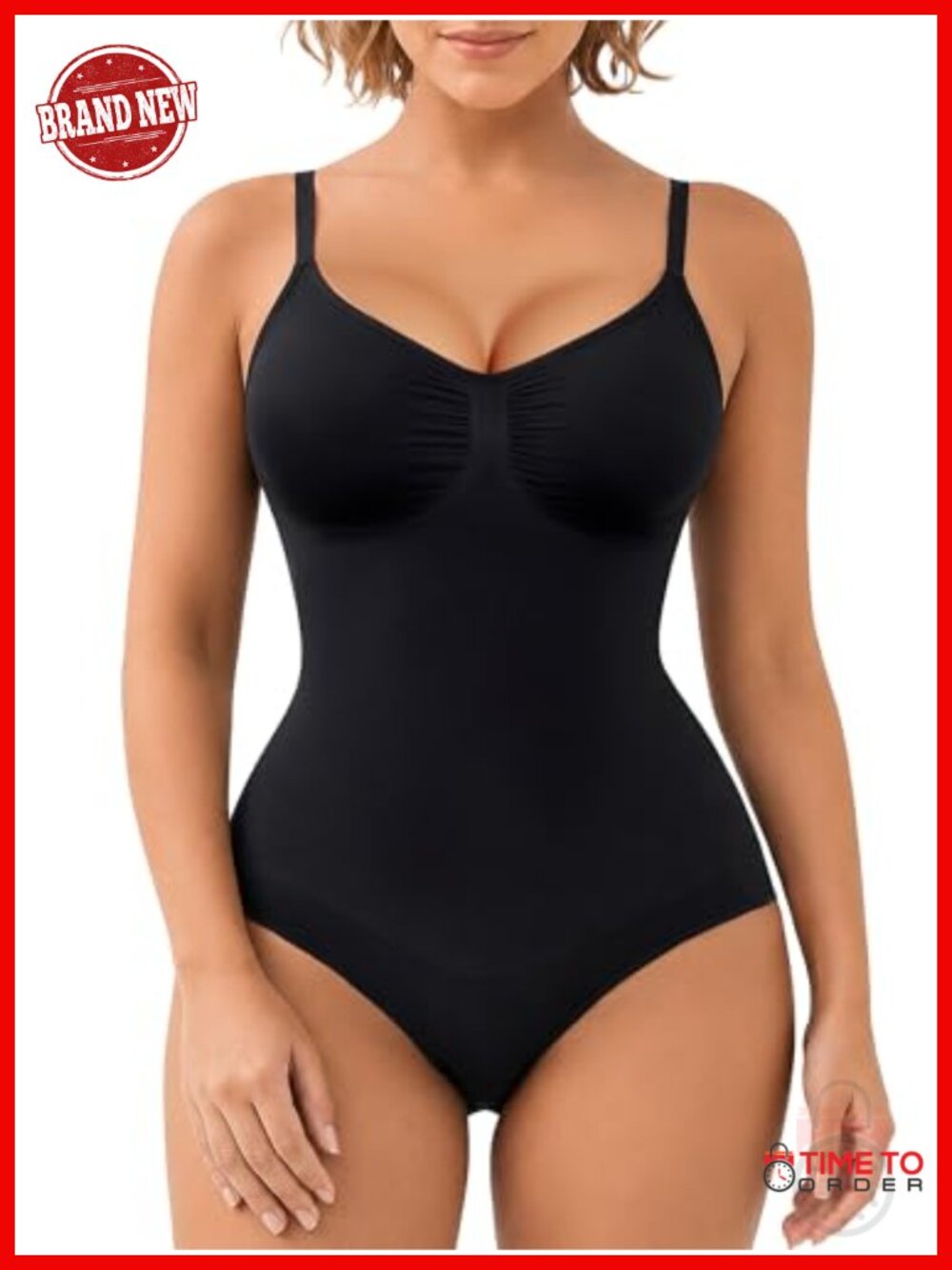 Tummy Control Seamless Bodysuit Shapewear High Stretch Snatch Waist